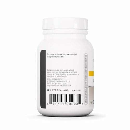 Integrative Therapeutics Vitex Extract - Period Care Supplement for Premenstrual Support* - Menstrual Supplement for Women* - Vegan, Gluten-Free & Dairy-Free - 60 Capsules (60 Servings)