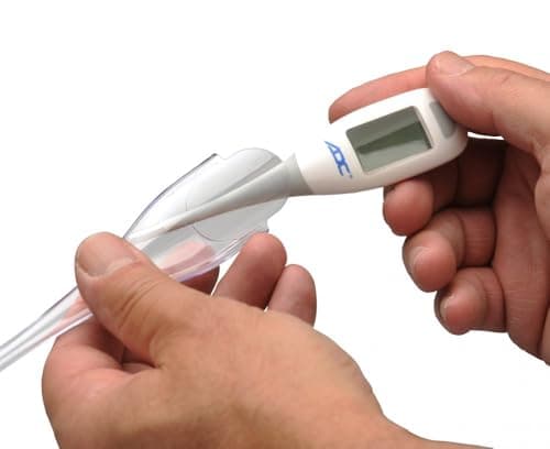 ADC Fast Read Digital Thermometer with Color Coded Backlight, Adtemp 418N