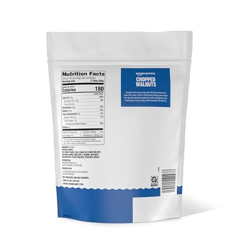 Amazon Grocery, Chopped Walnuts, 16 Oz (Previously Happy Belly, Packaging May Vary)