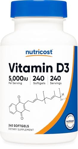 Nutricost Vitamin D3 5000 UI: Análisis y opinión honesta 2024