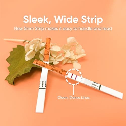 Wondfo Pregnancy Test Strips - HCG Detection 25 MIU/ml, Home Test of Reliable Result - 25 Count