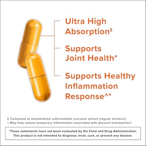 Qunol Turmeric Curcumin Supplement, 1000mg with Ultra High Absorption, for Joint Support, Extra Strength Capsules, 150 Count