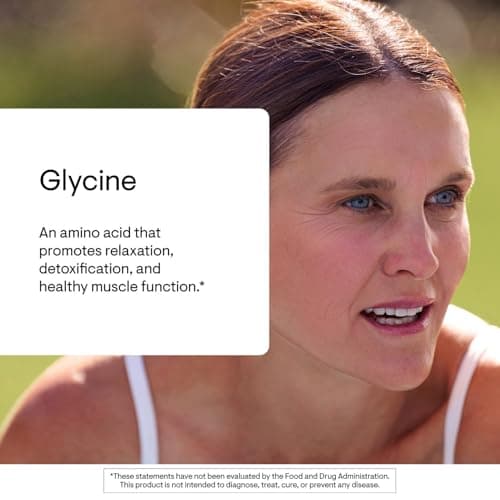 THORNE - Glycine - Supports Relaxation, Stress Management, Detoxification & Healthy Muscle Function* - Amino Acid Supplement - Third-Party Certified - Gluten, Dairy & Soy-Free - 250 Capsules