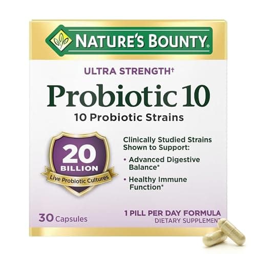 Nature's Bounty Probiotic 10 Review: 20 Billion CFU Tested