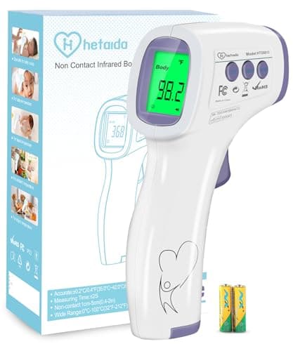 Hetaida Stirnthermometer Test: Berührungsloses 2-in-1 Thermometer für die ganze Familie