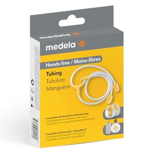 Medela Replacement Tubing for Hands-Free Collection Cups, Designed for Freestyle Hands-Free, Freestyle Flex & Swing Maxi Breast Pump