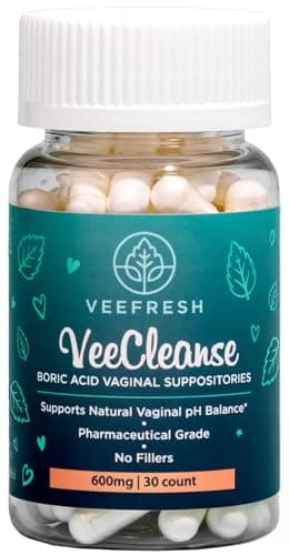 VeeFresh VeeCleanse Boric Acid Vaginal Suppositories Review