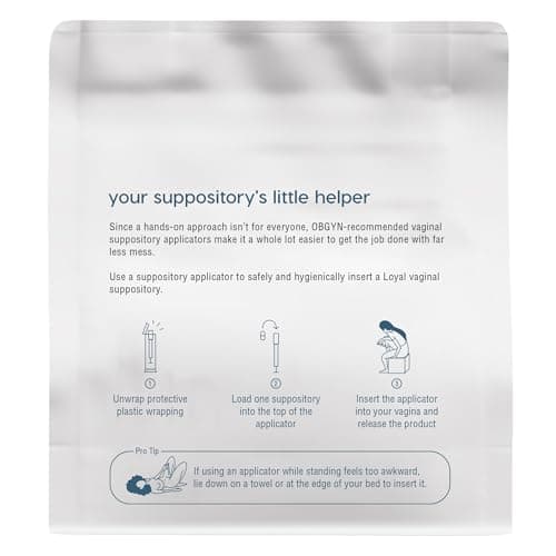 Loyal The Helper Suppository Applicators | Efficient | Compact | Comfortable | Fits Most Brands, Pills, Tablets and Boric Acid Suppositories (15-Pack)