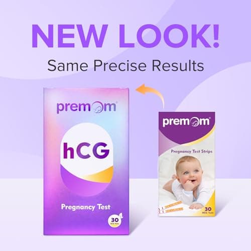 Premom Pregnancy Test Strips- 30 Pack Early Detection Pregnancy Test Kit Powered by Premom Ovulation Predictor iOS and Android APP
