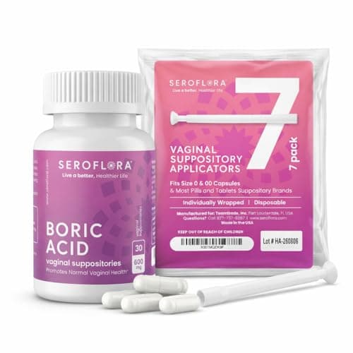 Seroflora Boric Acid Vaginal Suppositories Review – Does This 600mg Formula Work?