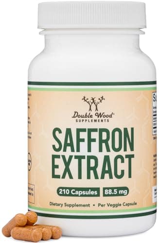 Saffron Supplement Review – Double Wood 88.5mg Capsules Tested