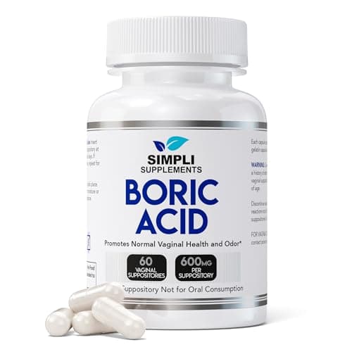 Suppositoires Acide Borique Femme Simpli Supplements 600mg – Mon Avis