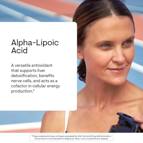 THORNE - Alpha-Lipoic Acid - Provides Antioxidant Support - Supports Liver Detox & Nerve, Eye, Metabolic & Liver Health* - Third-Party Certified - Gluten, Dairy & Soy-Free - 60 Capsules