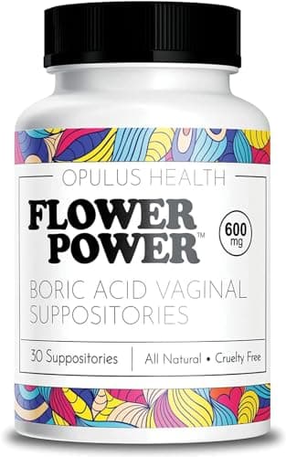 Flower Power Boric Acid Suppositories Review – 600mg Vaginal pH Balance Test