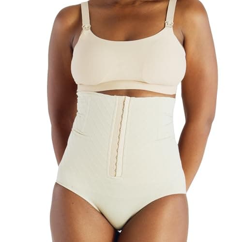 Belly Bandit - C-Section & Postpartum Recovery Undies - C-Section Protection and Odor Reduction - Nude, Medium