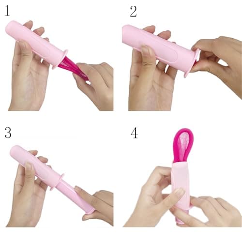 DISC Applicator Only for Menstrual Discs-Ergonomic Insertion Tool, Hygienic Reusable Menstrual Disc Applicator for Women