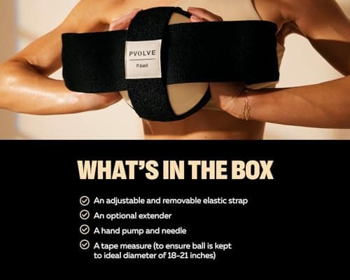 PVOLVE P.Ball- Home Gym Fitness Equipment to Exercise The Glutes and Tone The Thighs
