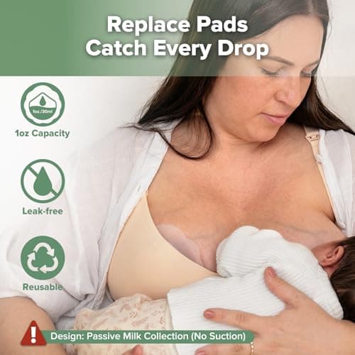 haakaa Petal Soft Silicone Milk Collector丨Discreet Leak-Protection Breast Milk Saver, Reusable Breast Shells Milk Collection Cup for Breastfeeding with Cleaning Brush- 2PCS