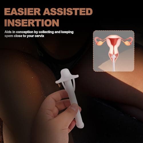 Mojobox Gen2 Conception Aid Cup with Applicator, Reusable Fertility Cup for Natural Insemination & Pregnancy Support, Soft Medical-Grade Silicone Sperm Retention Cup - Help Sperm Reach Cervix