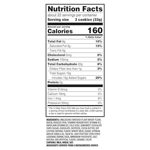 NABISCO CHIPS AHOY! CHIPS AHOY! Original Chocolate Chip Cookies, Party Size, 25.3 oz