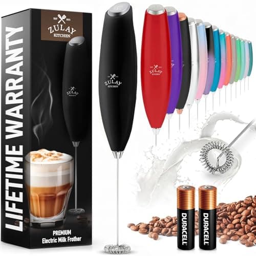 Zulay Kitchen Milk Frother Review – Il Frullino che Promette最多的 Velvety Foam