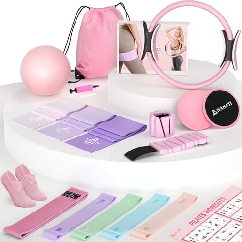 NANATI Pilates Kit 19PCS – kompletny zestaw do ćwiczeń w domu