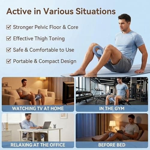 Fortis Control Trainer for Bladder Control, Adjustable Pelvic Floor Muscle Trainer, Home Fitness Equipment