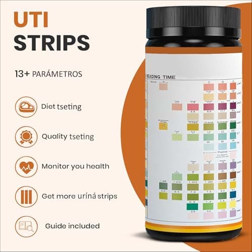 Urine Test Strips 13+ PARÁMETROS - 150 Count LEU, KET, PRO, NIT etc