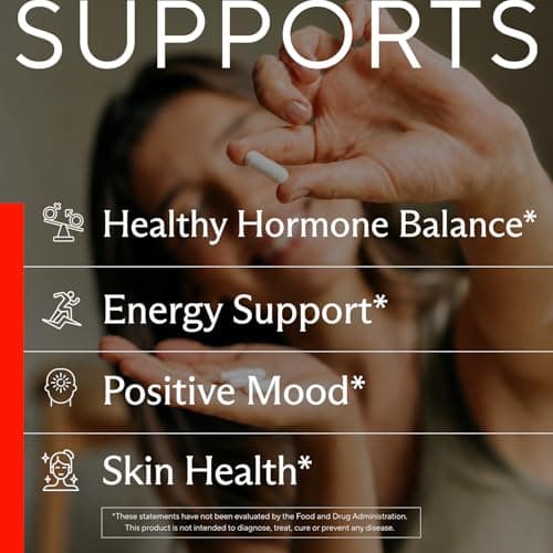 Sunergetic Premium DIM Supplement – 150mg diindolylmethane, Broccoli, Calcium D-Glucarate & Bioperine for Men & Women – DIM Complex for Menopause Support & Balance - 60 Capsules