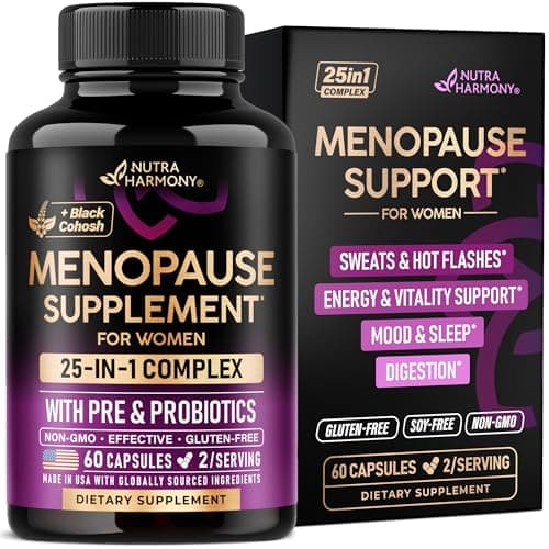NUTRAHARMONY Menopause Supplements for Women Review – 25-in-1 Complex Tested